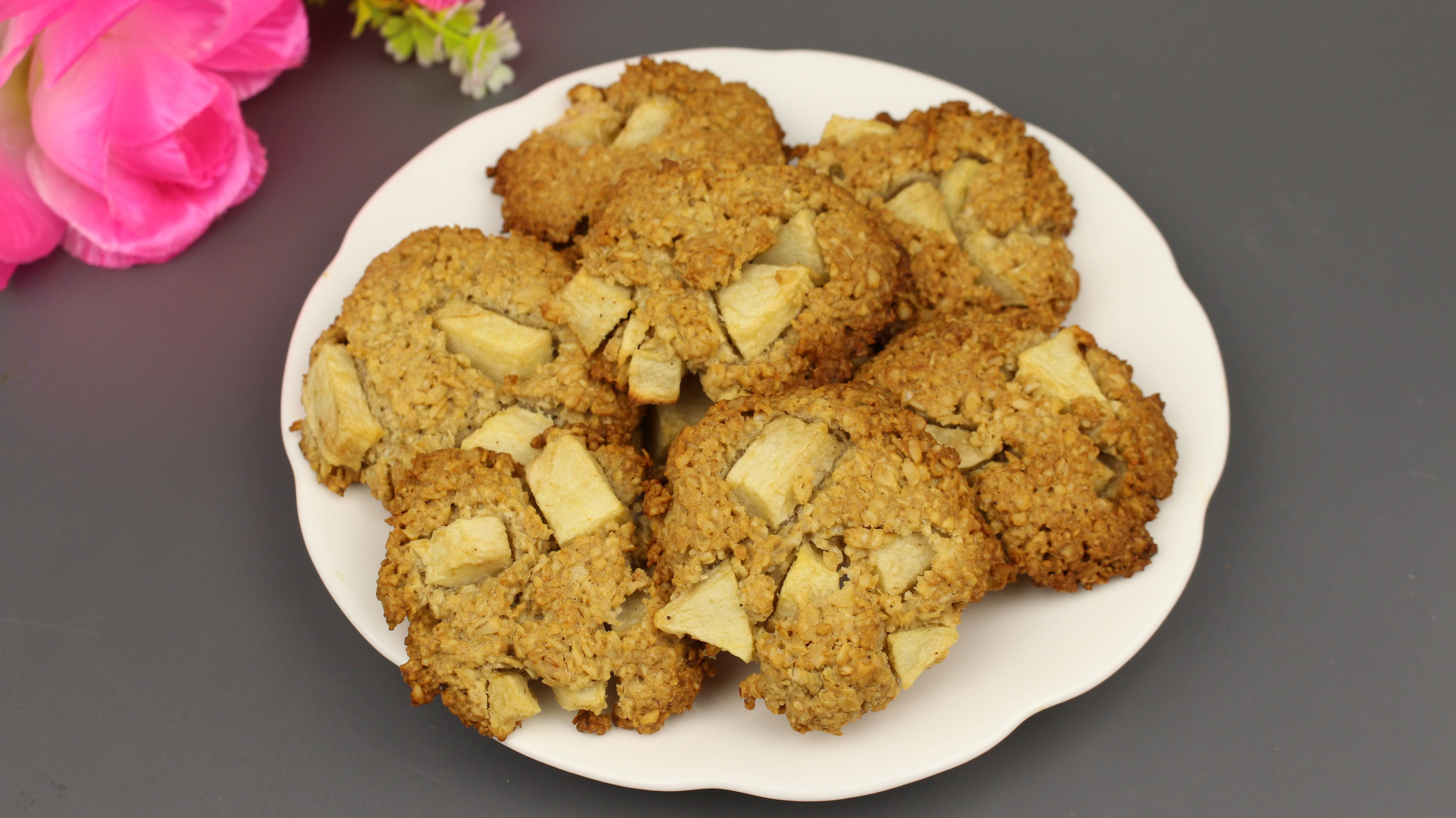 Овсяно - яблочное печенье. Без муки! Без сахара! смотреть онлайн