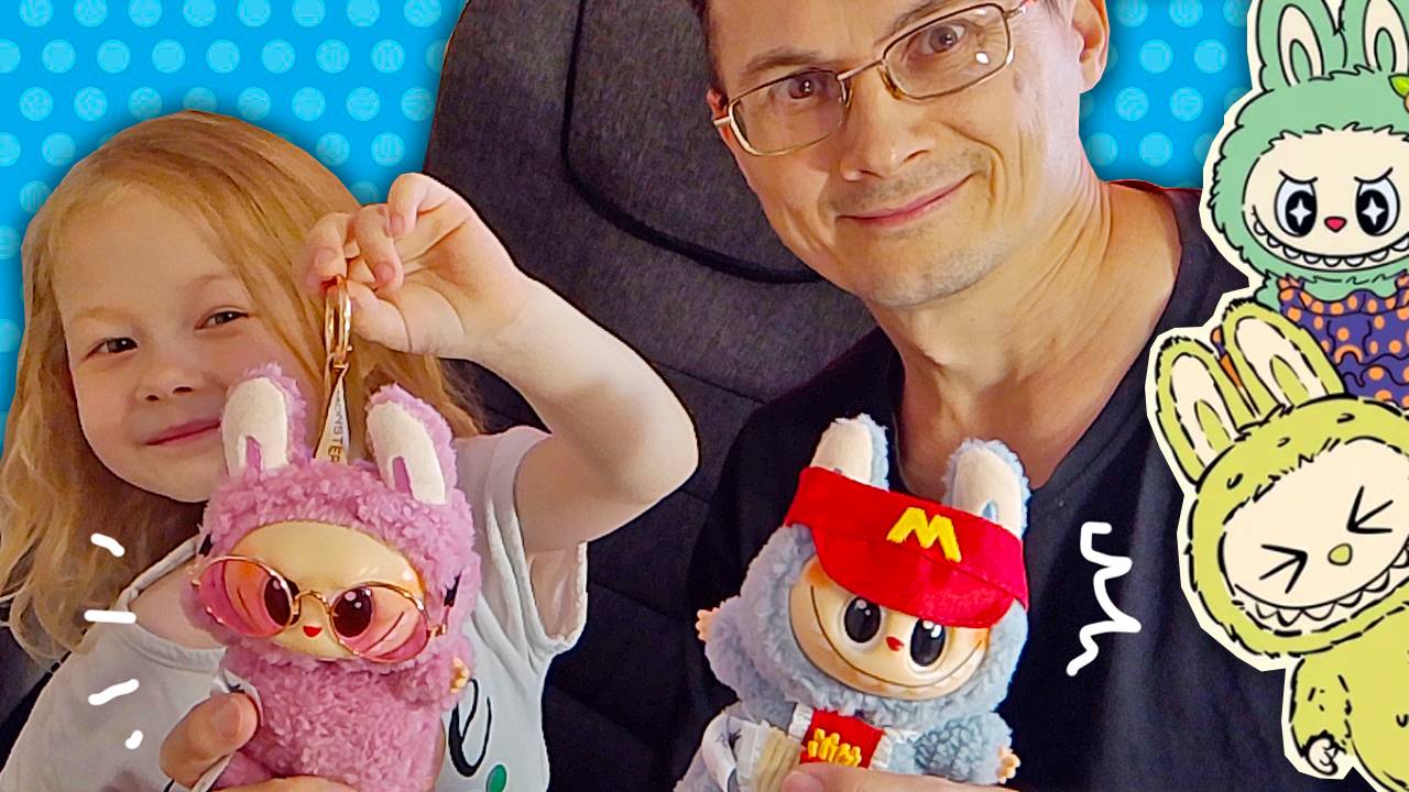 Два очень недорогих Лабубу с Ozon