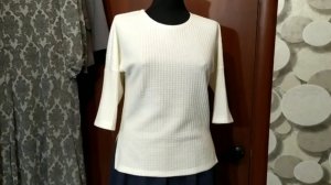 Как сшить блузу из трикотажа.