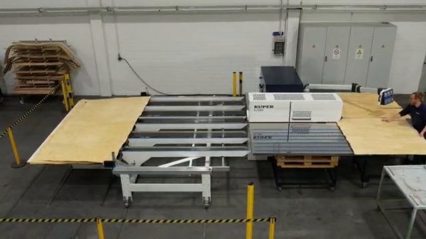 Линия KUPER FLI 1700 для лицевых слоев фанеры
