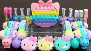 Слайм ASMR Хелоу Китти смешиваем в Космически нежный Слайм