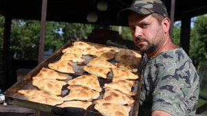 Бухарская самса в помпейской печи