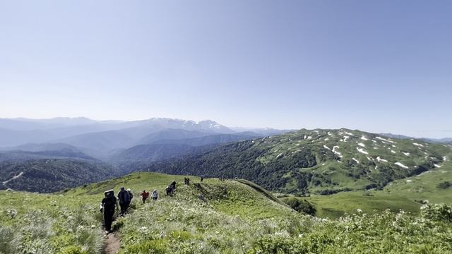 Восхождение Оштен 22 июня 2025 с Яворовой поляны.Открытие памятника ВОВ смотреть онлайн