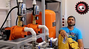 Вода в дом, эксперимент с двумя поверхностными насосами.