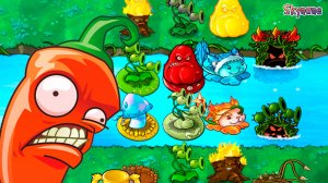 БАССЕЙН ПОЛНЫЙ ГИБРИДОВ | Plants vs Zombies Fusion Edition [7]