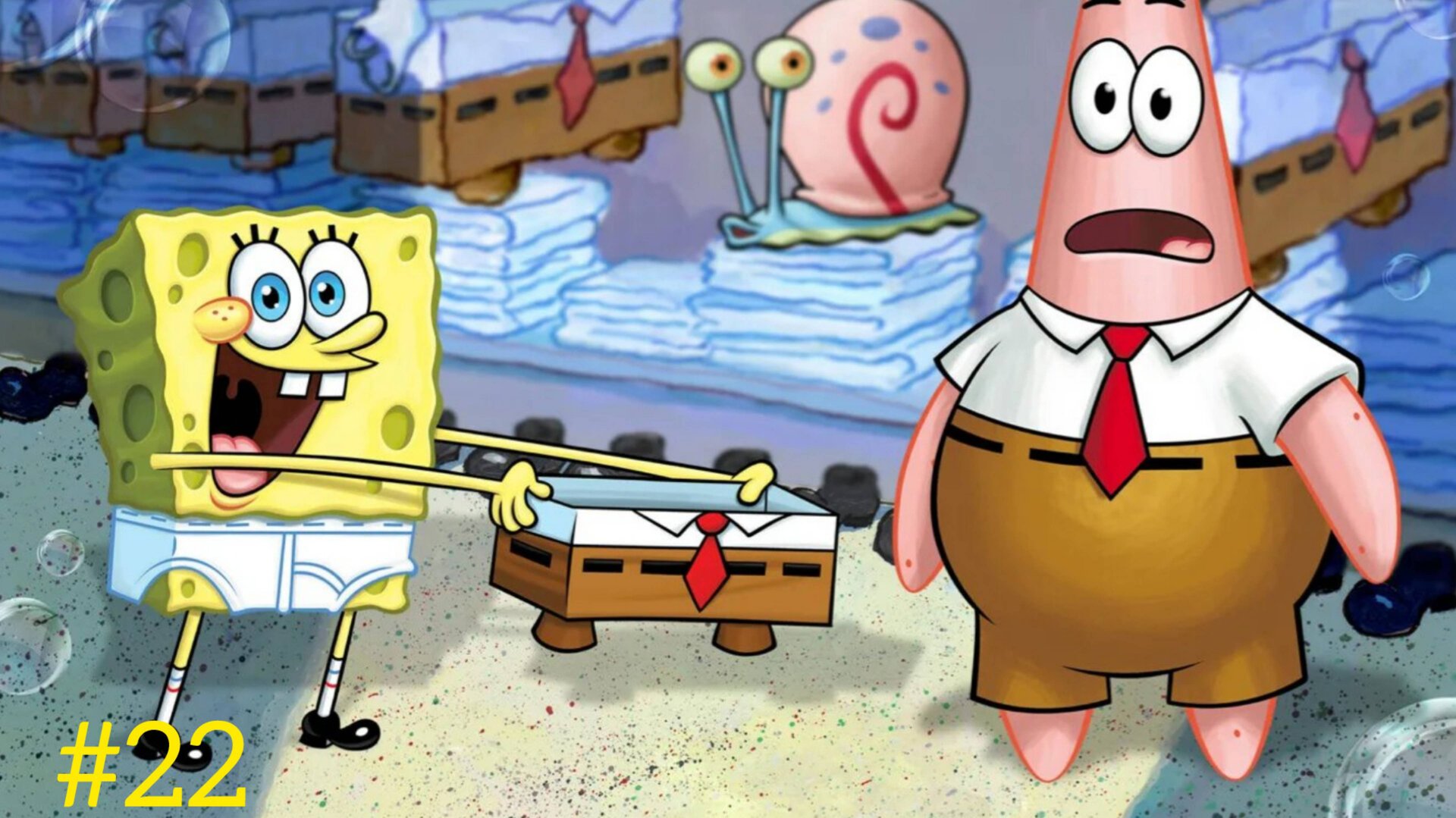 Губка Боб🔥 spongeBob👍 губка боб квадратные штаны😎 игры для детей🤘кулинарный поединок #22 смотреть онлайн