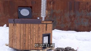 Таймлапс видео растопки чана-фурако!