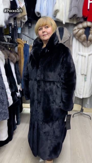 Северо-американская норка Шубы длинные из норки высшего качества смотреть онлайн