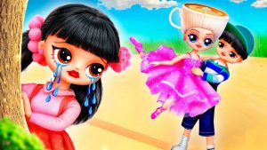 Балерина Капучино и Игра в кальмара : в любовном треугольнике! Поделки для ЛОЛ ОМГ!