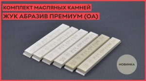 Комплект масляных камней ЖУК АБРАЗИВ ПРЕМИУМ, 25мм, 6шт (OA)