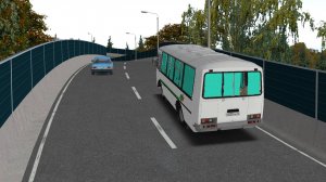 Поездка на ПАЗ-32053 по маршруту №100 по карте Могэс