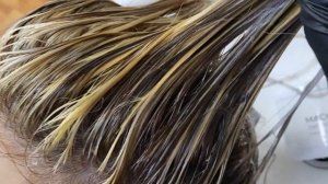 Мелкое и частое мелирование😉