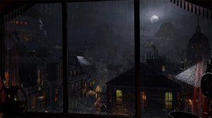 Звуки Дождя за Окном с Грозой для Снятия Стресса и Сна | Атмосфера Старинного Лондона