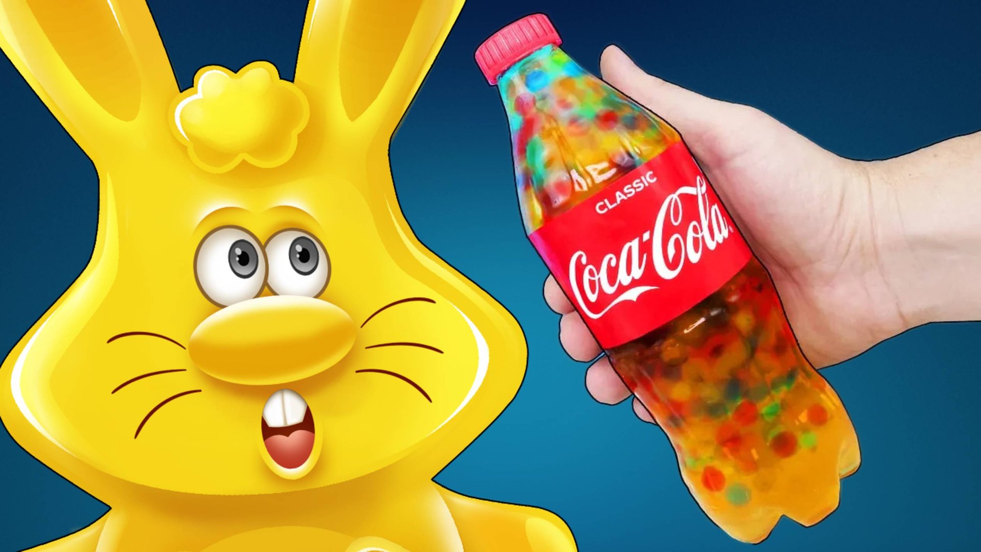 ЖЕЛЕЙНАЯ КОКА-КОЛА ДЛЯ ЖЕЛЕЙНОГО ЗАЙЦА ХАРИТОНА