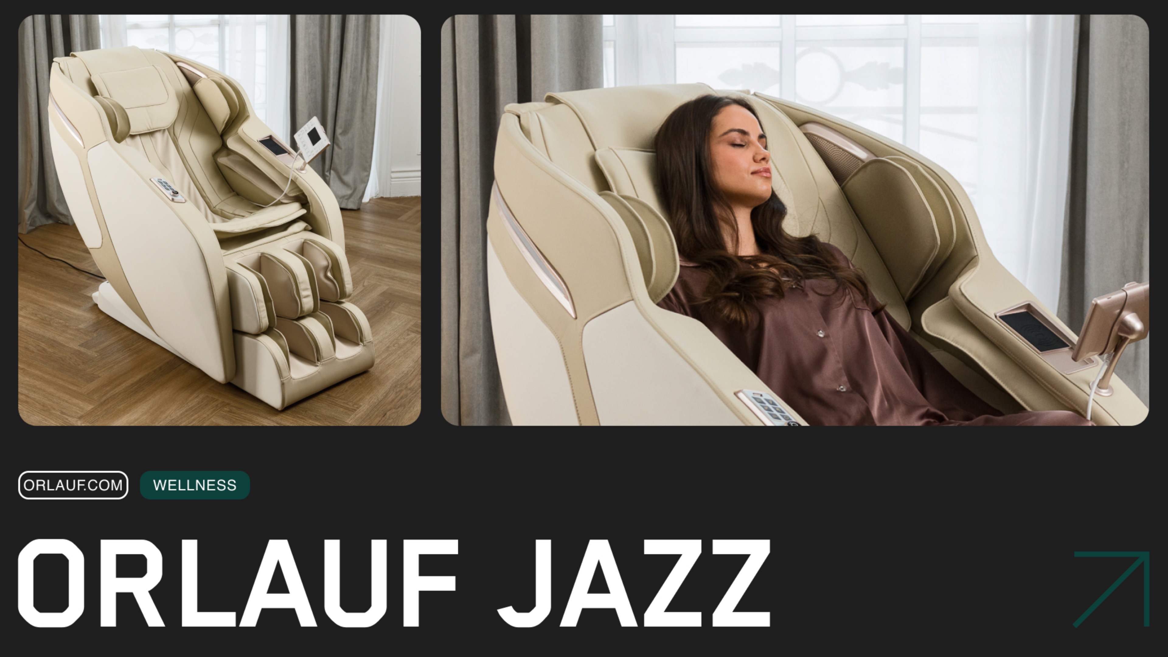 Orlauf Jazz Beige — массажное кресло как музыка для вашего тела смотреть онлайн