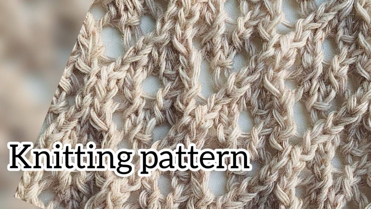 Воздух, Объем и Красота в ажурном узоре спицами🤩🔥 смотреть онлайн