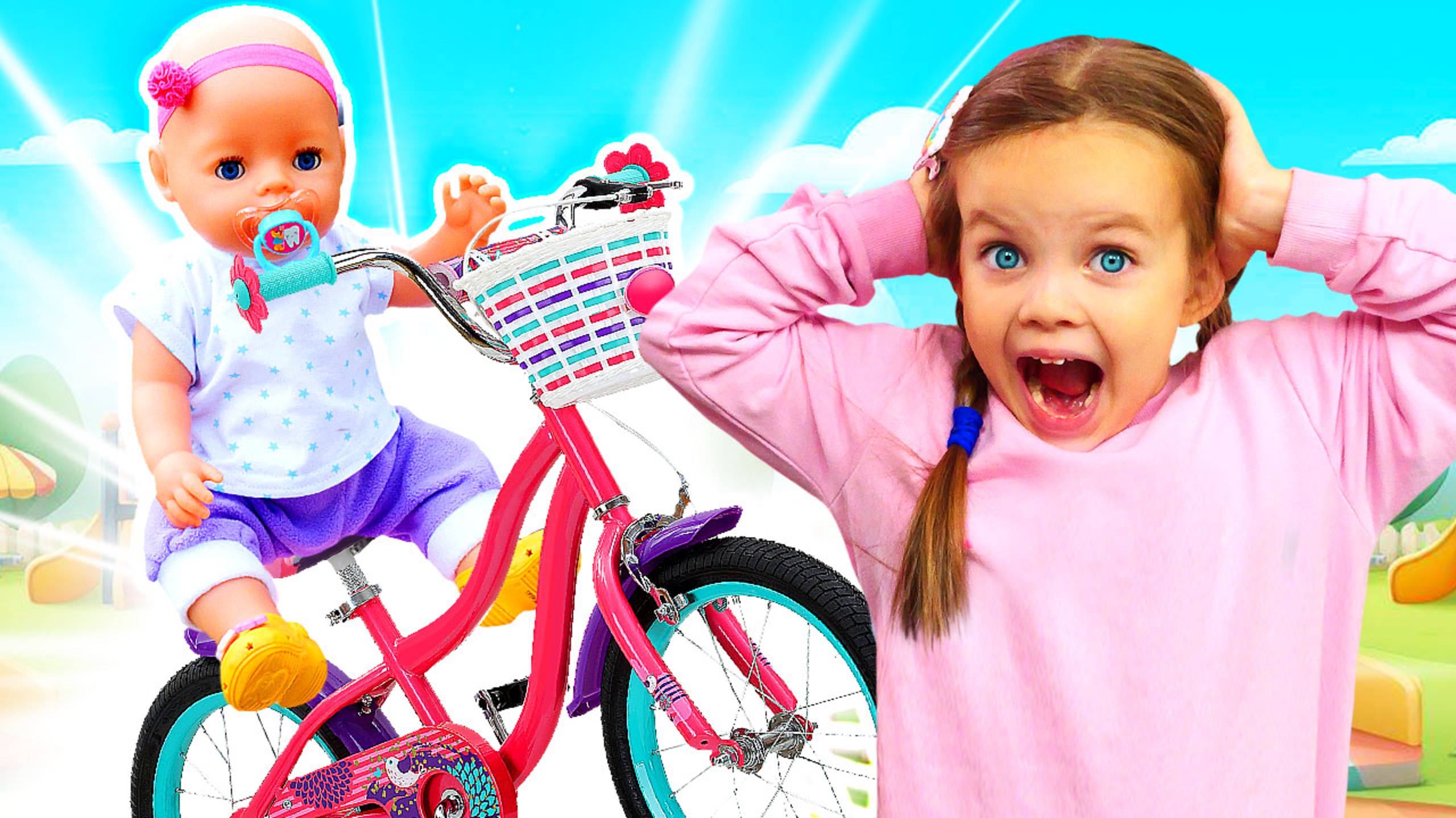 Мама СМОТРЕЛА В ТЕЛЕФОН... и Пупс Лина ИСЧЕЗЛА на площадке!  Ищем пупса с Майей