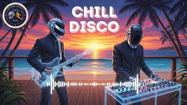 DAFT PUNK VIBES 🌴 Chill Disco Sunset Jam by the Sea x Funky Guitar Grooves x Retro Synth Flow смотреть онлайн
