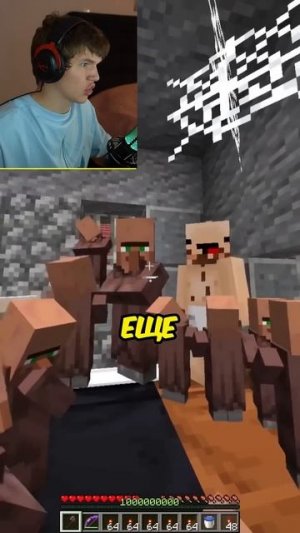 Житель ОБМАНУЛ Меня в Minecraft!🤭 #shorts #шортс #майнкрафт #minecraft #житель #майн #lisfox