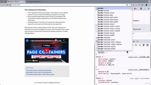 14. CSS Borders смотреть онлайн