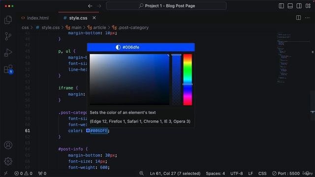12. CSS Colors Color Names, HEX Codes and RGB смотреть онлайн