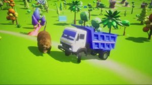 Мультик про грузовичок | Мультик для малышей | Веселые песенки для детей.