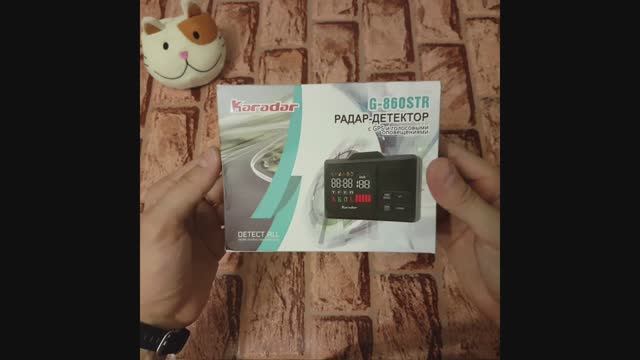 KaRadar G860STR - отличный бюджетный радар-детектор с GPS от Алиэкспресс