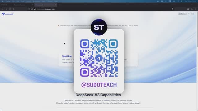 DeepSeek ИНТЕГРАЦИЯ в ТГ БОТ! Бесплатно на Python и aiogram 3 смотреть онлайн