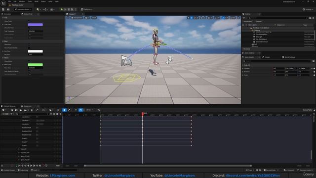 Animating in Unreal Engine.9 -Arcball & Motion Trails смотреть онлайн
