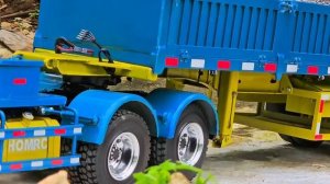 Радиоуправляемые грузовики в действии