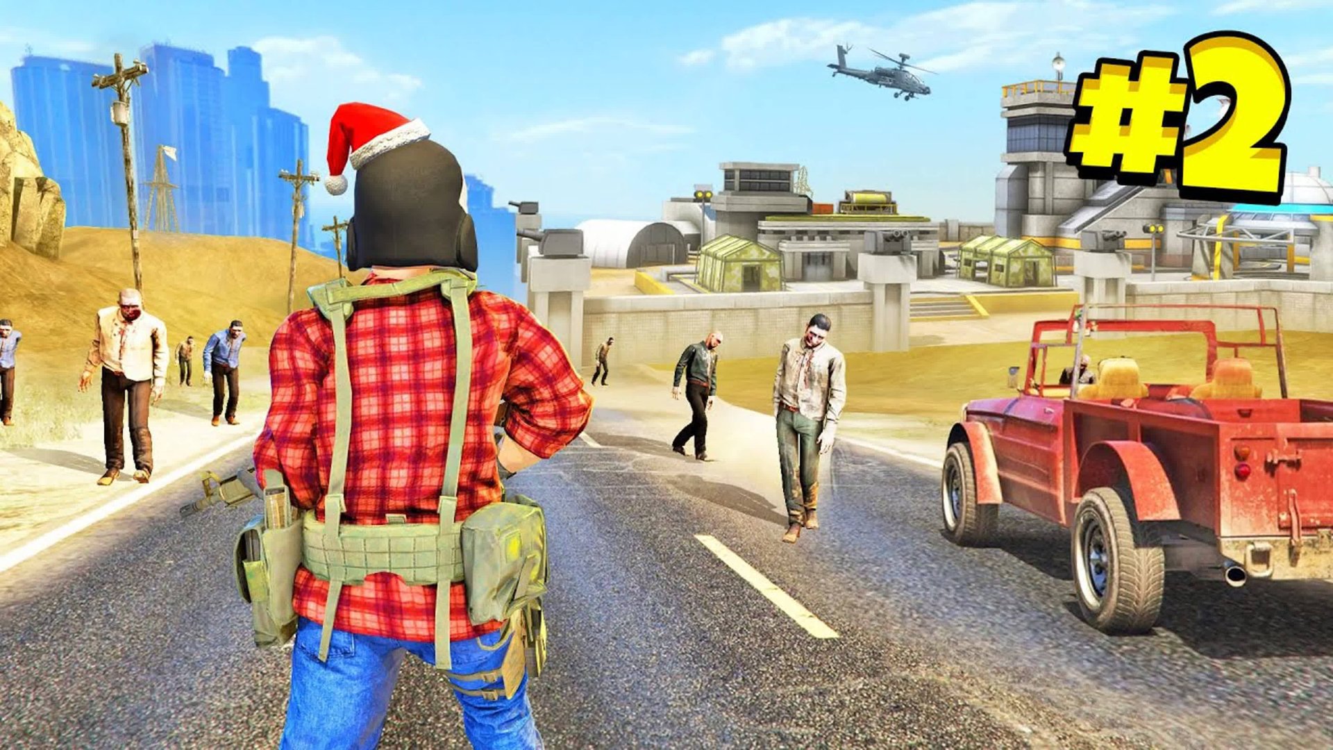 Нашел базу в зомби апокалипсисе ! выживание в зомби апокалипсисе в гта 5 ! смотреть онлайн