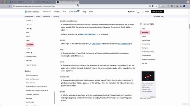 9. The Video Tag and Embedded Youtube Videos смотреть онлайн