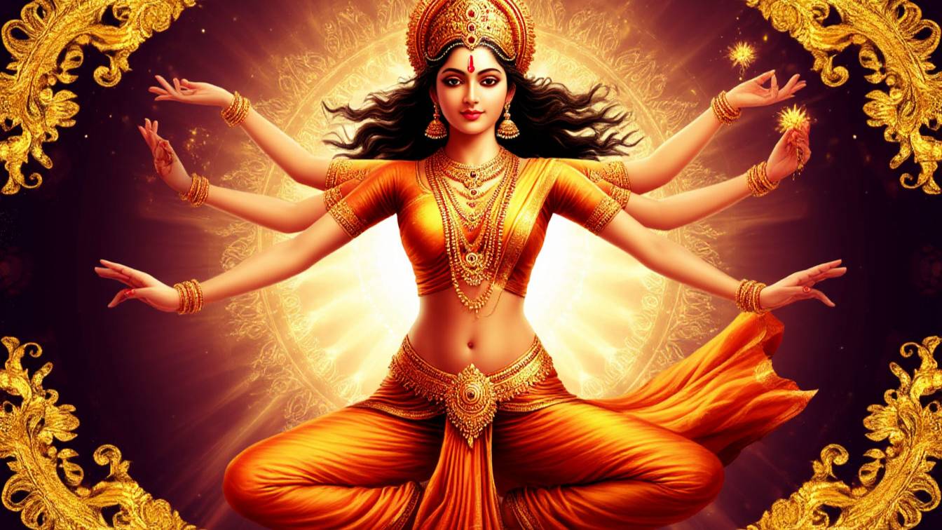 ТАНЕЦ АДИ ШАКТИ: Женская Сила Воплотит ТВОЮ Красоту СЕЙЧАС! 🌸 Божественность в Движении смотреть онлайн