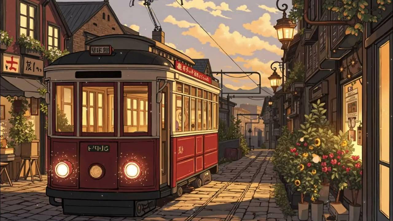Warm Wander A Red Tram   A Playlist For Relaxed Evening Strolls #chillbeats #lofimusic