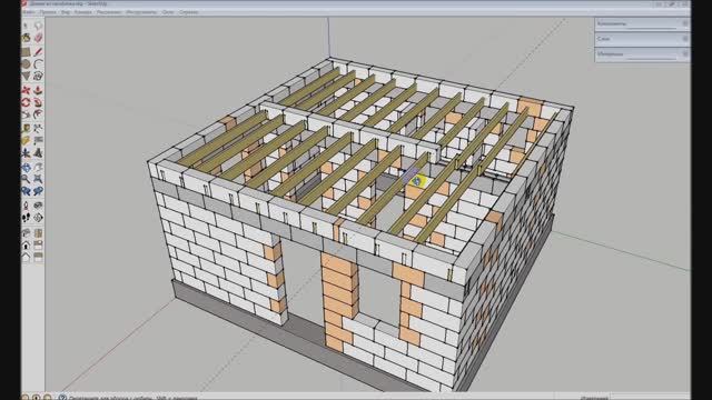 Расчет деревянных балок перекрытий. Как рассчитать балки перекрытия самому, программа для расчета. смотреть онлайн