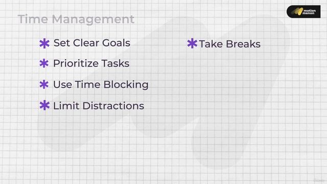5.2 -Time Management Techniques for Efficient Workflow