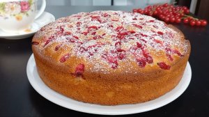 Пирог к чаю который тает во рту! Все смешала и в духовку За 5 минут + выпечка!