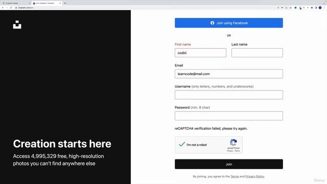 11. Unsplash API - Register смотреть онлайн