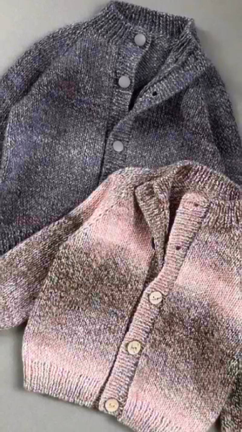 Детский кардиган цвета Микс-градиент смотреть онлайн