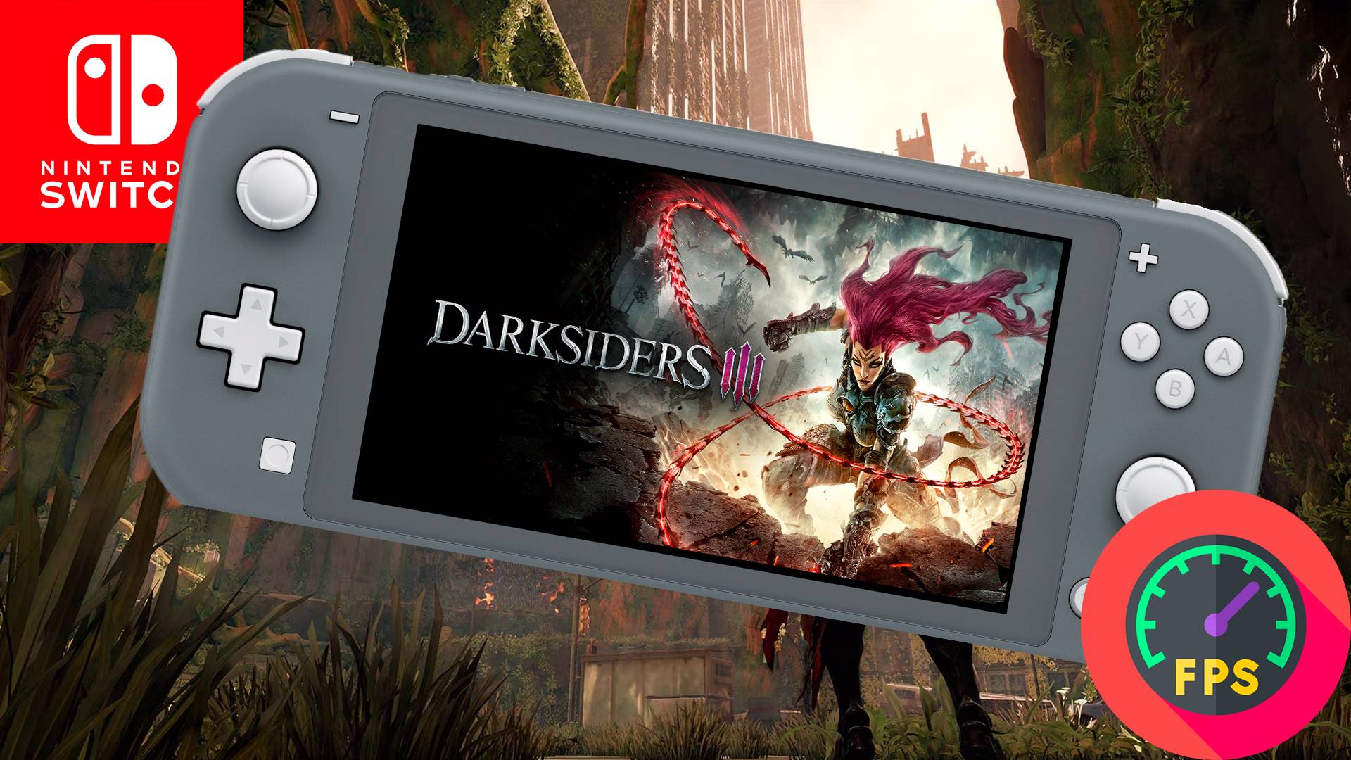 Darksiders 3 Nintendo Switch Lite Gameplay - FPS Monitor смотреть онлайн