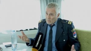 На съемках фильма _Балканский рубеж.