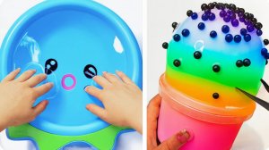 Слаймы, Игры со слаймами 🎨 Волшебная текстура!