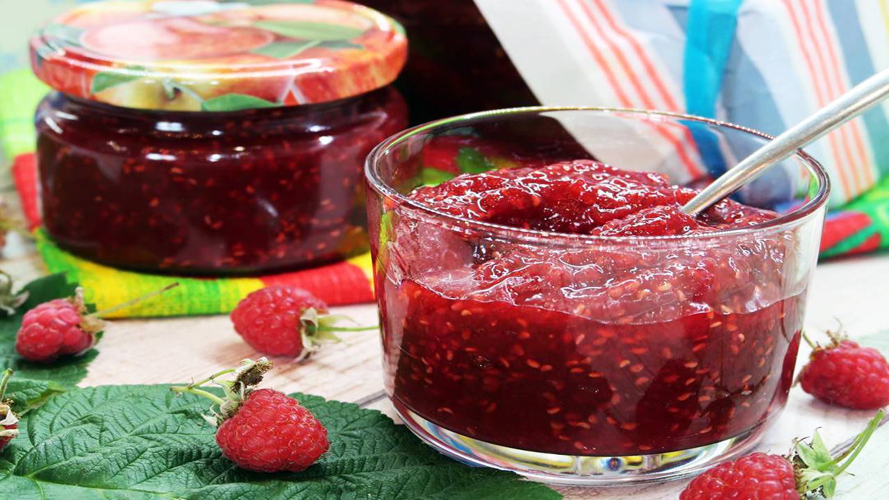 Густой джем из малины за 3 минуты. Малиновый джем с Желфиксом смотреть онлайн