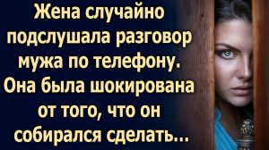 Случайно подслушав разговор мужа по телефону, она не стала медлить…