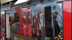 Диоскурия!) поезд, точнее электричка из Адлера в Сухум.