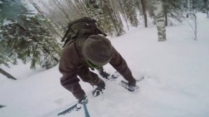 Лыжи против снегоступов в глубоком мокром плотном снегу. Добрые походы.