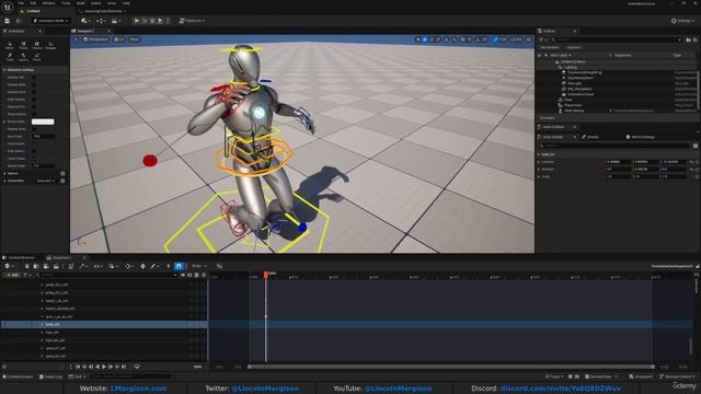 Animating in Unreal Engine. 4 -Mannequin Rig Controls смотреть онлайн