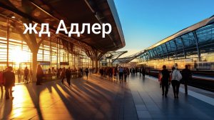 Жд вокзал Адлера внутри. Обзор