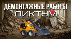 Демонтажные работы на Диктум!