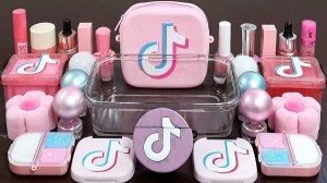 Розовый TikTok Смешивается случайным образом в Слайм, удовлетворяющий вкус Слайма Видео ASMR